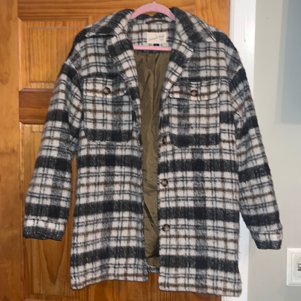 Universal Thread Plaid Shacket - Picture 3 of 3